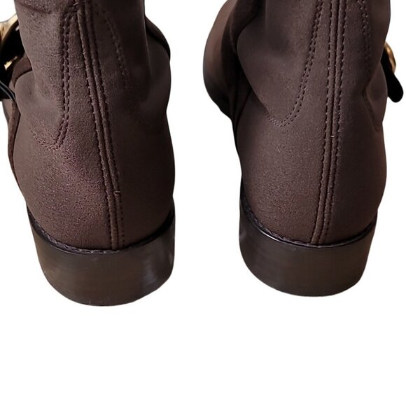 Stuart Weitzman 5050 Siella Walnut Suede Over -the-knee Boots size 6-6.5 - Picture 15 of 16